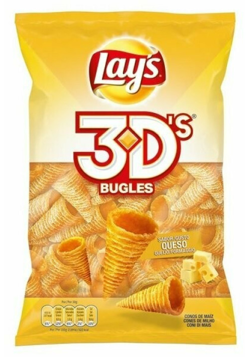 3D´s Bugles Queso 100 grs