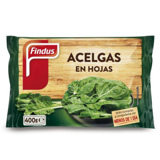 Acelgas en Hojas Findus 400 grs