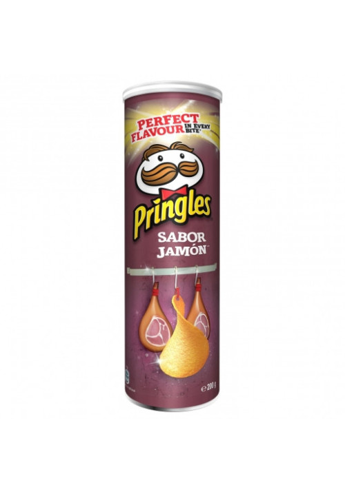 Pringles sabor a Jamón 165 grs