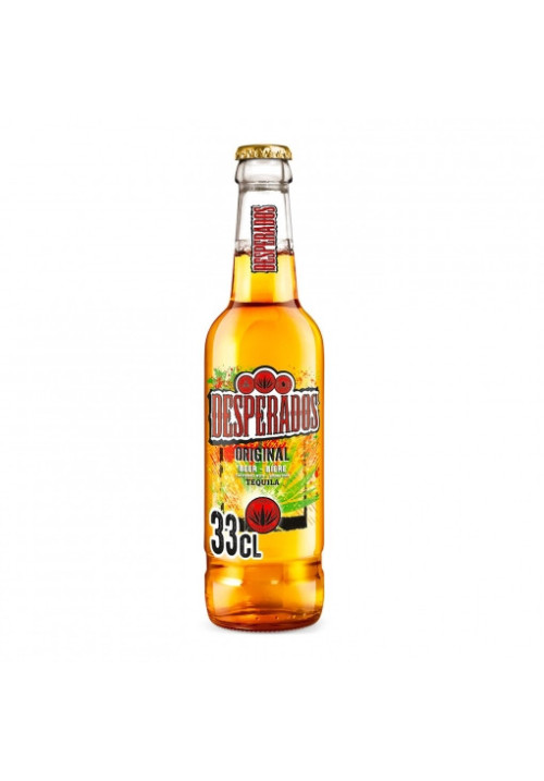 Cerveza Desperados sabor tequila botella 33 cl