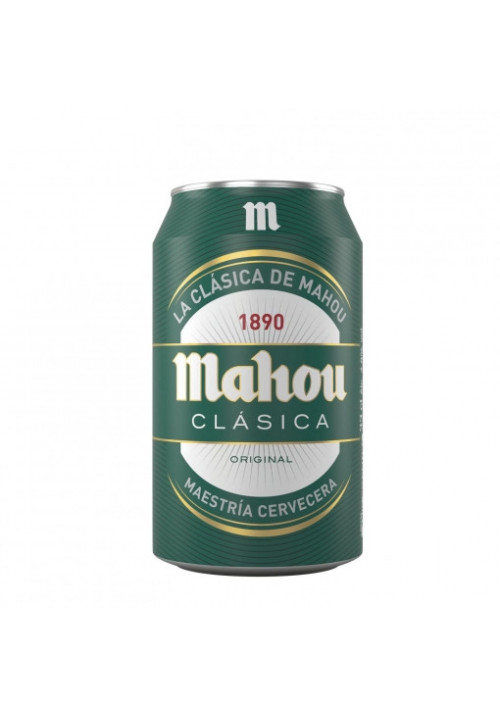 Cerveza Mahou Clásica lata 33 cl
