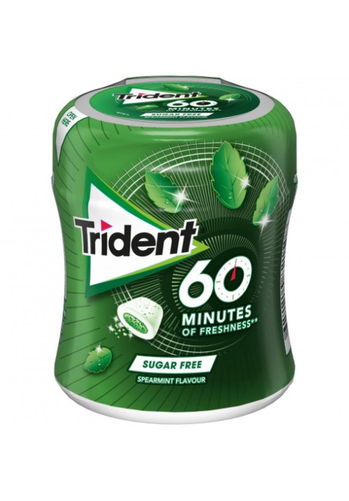 Chicles sabor hierbabuena Trident 82.6 grs