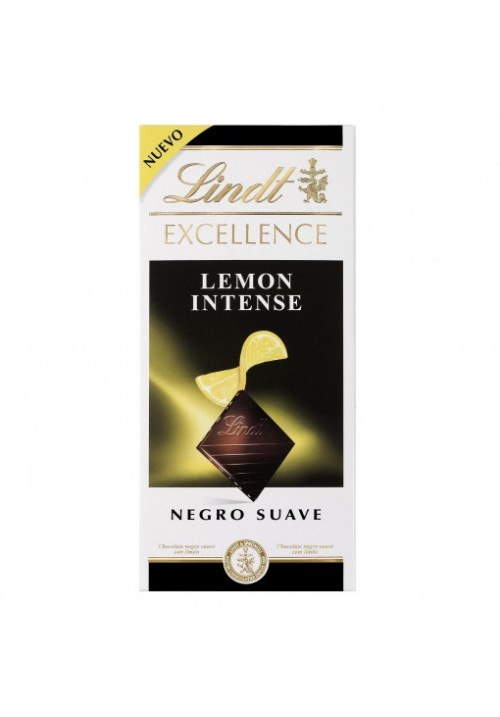 Chocolate negro intenso con limón Lindt Excellence 100 grs