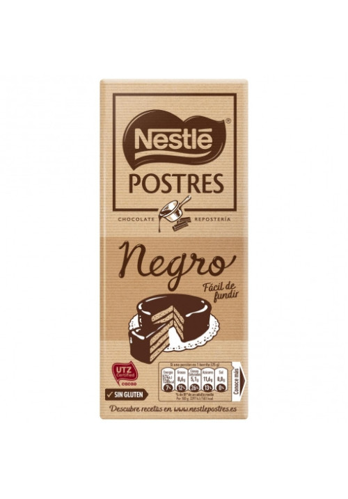 Chocolate Negro para repostería Nestlé Postres 250 g