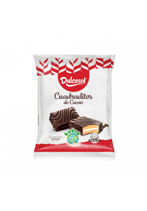 Cuadraditos de cacao Dulcesol 260gr