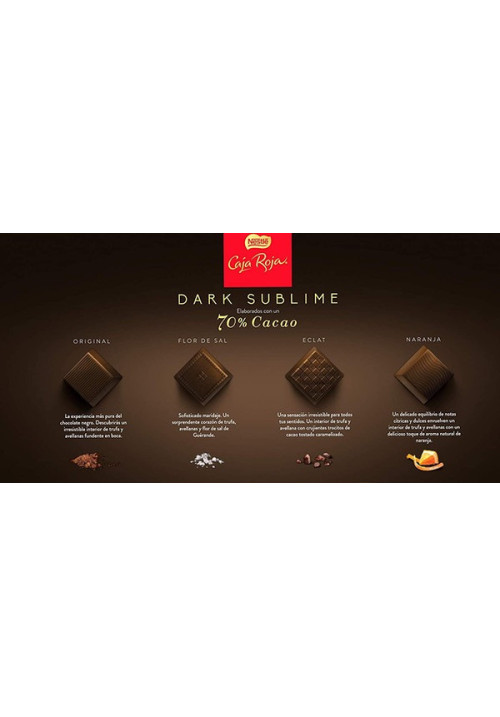 Dark Sublime Gourmet Selection 70% Cacao Nestlé  20 bombones