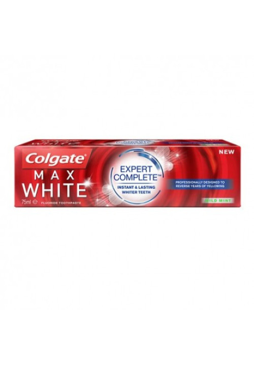 Dentífrico blanqueador Max White Expert Complete Colgate 75 ml