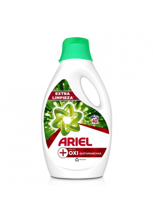 Detergente líquido ultra oxi effect Ariel 40 lavados