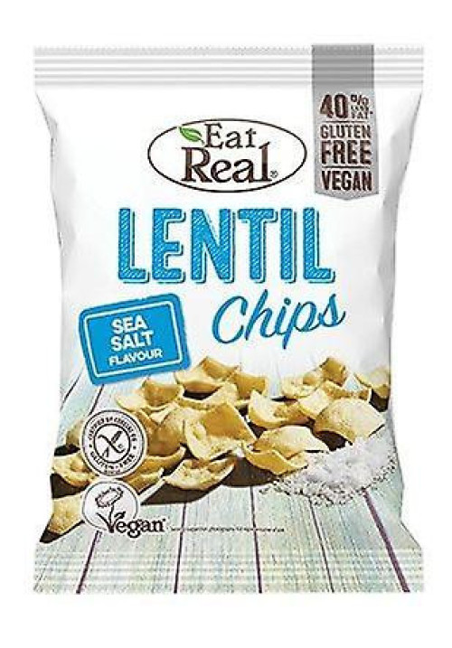 Eat Real Lentil chips grs