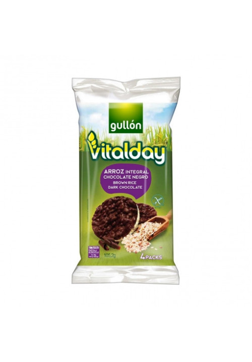 Gullón Vitalday arroz integral y chocolate sin gluten 105,2 g