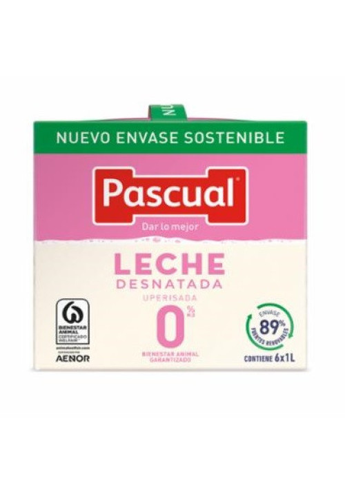 Leche Desnatada Pascual x 6 Lt