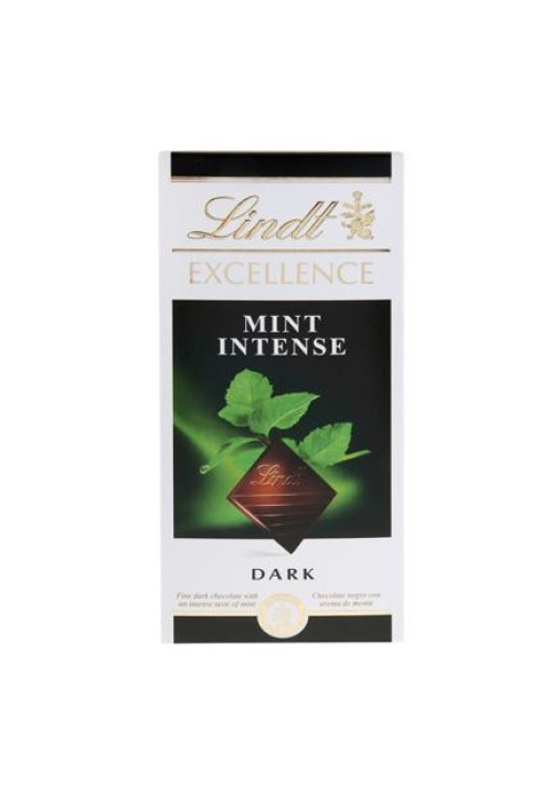 Chocolate negro con menta  Lindt 100 grs