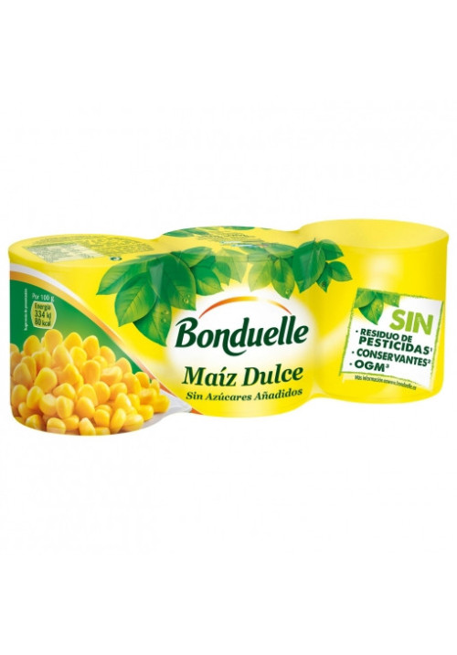 Maiz Bonduelle x 3 de 140 grs