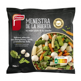 Menestra de la huerta Findus 750 grs