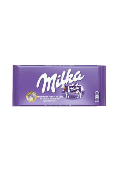 Milka Chocolate de Leche de los Alpes 100 grs