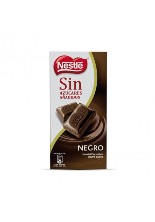 Nestlé Chocolate negro sin azúcar añadido 125 grs