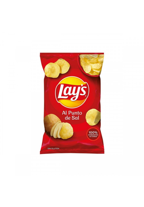 Patatas Fritas Chips Lays Punto de Sal 155 grs