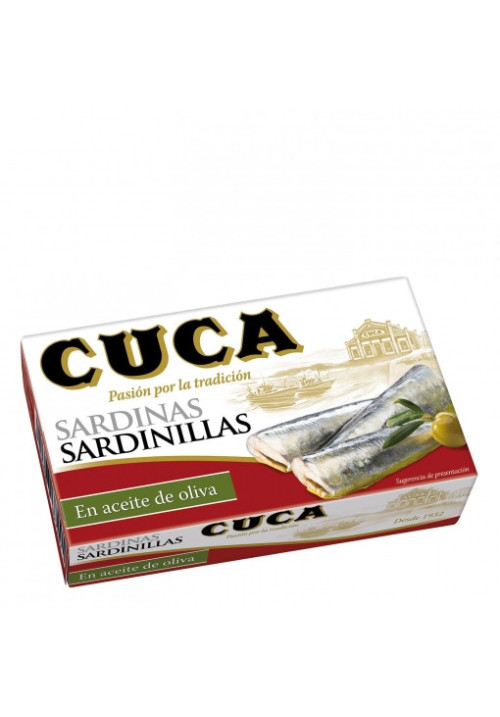 Sardinillas en aceite de oliva Cuca 90 - 63 grs