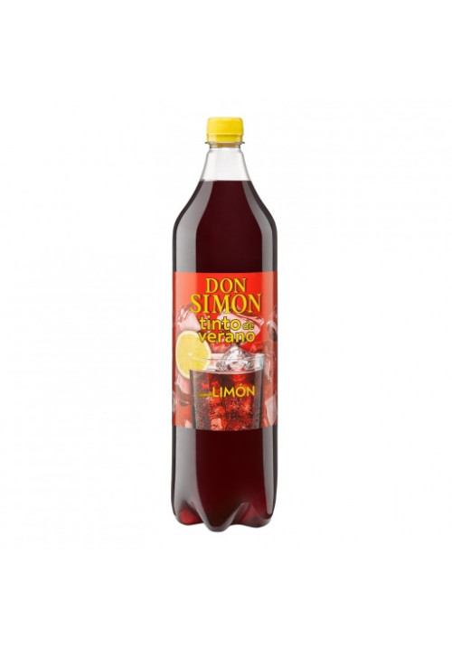 Tinto de verano con limón Don Simón botella 1,5 lt