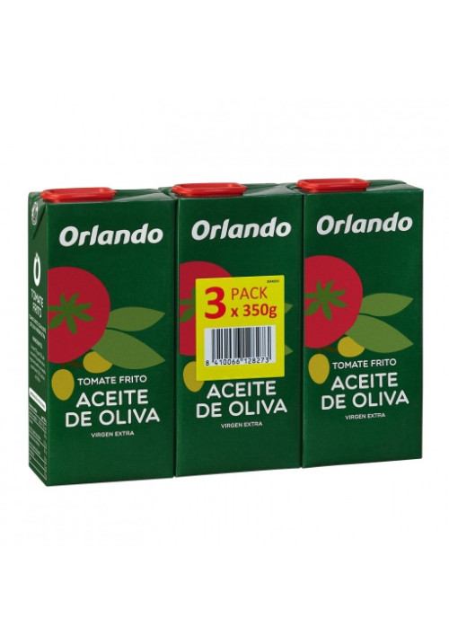 Tomate frito con aceite de oliva virgen extra Orlando pack de 3 350 grs