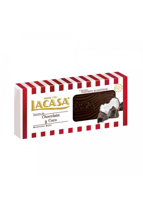 Turrón LaCasa Chocolate y Coco 225 grs