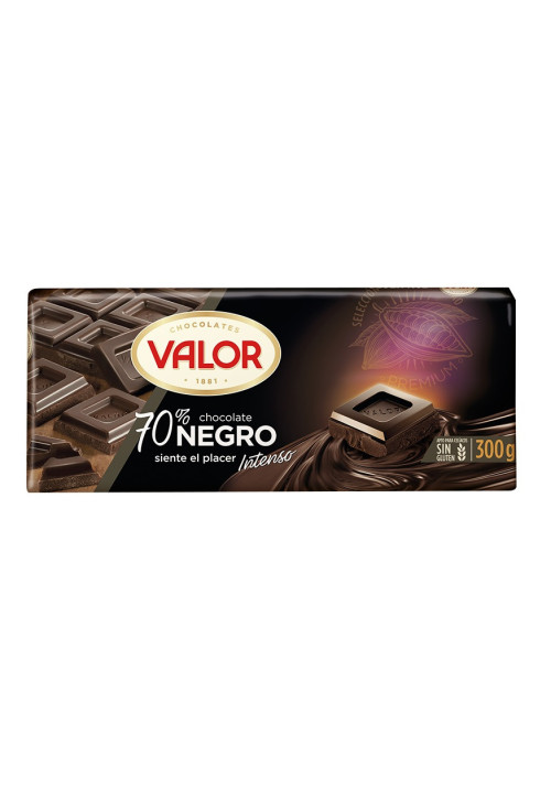 Chocolate negro 70% 300 grs