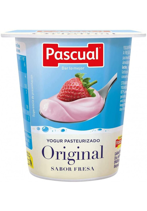 Yogurt Fresa Pascual x 4 125 grs
